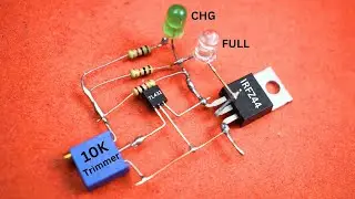 12V Automatic Cut off Smart Battery Charging Circuit - Latest Design