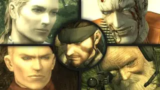 METAL GEAR SOLID 3: Snake Eater - All Bosses & Ending (Master Collection Vol. 1)