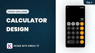 🤩Calculator Design Challenge in Figma ||Tamil #day4 #designchallenge #figma #uiux #uiuxtips #uiux