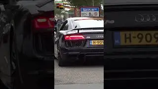 Audi R8 V10 Plus Crazy Launch Control! 🚀