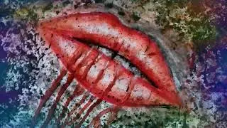 Как рисовать губы акварелью/ How to draw lips using watercolour