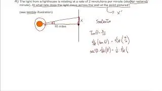 4.1: Related Rates - Lighthouse Example