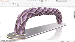 Master SolidWorks | Create Stunning 'Door Handle' | Using Surface Loft & Linear Pattern!