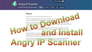 Angry IP Scanner Download and Install
