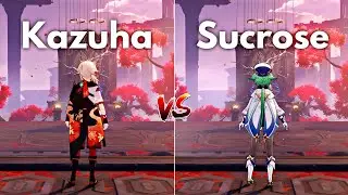 Kazuha Vs Sucrose!! Best Anemo Support Genshin Impact