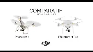 DJI Phantom 4 VS DJI Phantom 3 Professional : comparaison des caméras 4K