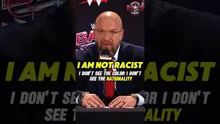 Triple H breaks his Silence on the RACISM in WWE. 