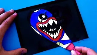 Drawing FNF HUGGY WUGGY - Poppy Raptime | 7 COOL FRIDAY NIGHT FUNKIN' PAPER CRAFTS AND DOODLES