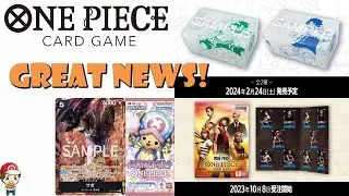 Good News for the One Piece TCG! New Products & More Available Cards! (One Piece TCG News)