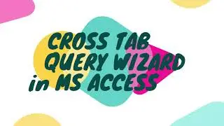 How to Make Pivot Table In MS Access ||Cross tab Query in MS Access