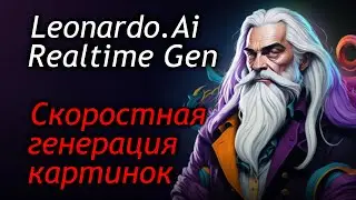 Генерация изображений на лету в Leonardo.Ai Realtime Gen 2024 / Как создать игру [Урок 147]
