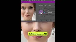 Low to High resolution in photoshop #photoshop_tutorial