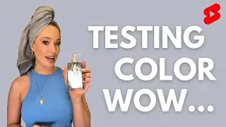 Testing the Viral Color Wow Dream Coat spray...💇🏼‍♀️ 