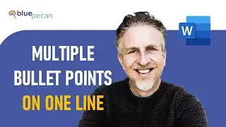 Multiple Bullet Points On One Line in Microsoft Word | How to Make Horizontal Bullet Points