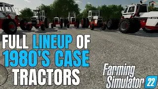 1980s CASE Tractor Lineup | Farming Simulator 22 Mods