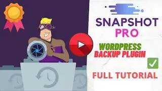 Snapshot Pro - WPMU Dev Plugin Tutorial 2022 🔥 WordPress Backup & Restore Plugin 🔴