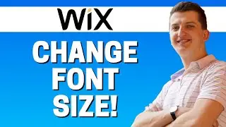 How To Change Font Size In Wix 2020