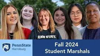 The Fall 24 Student Marshals