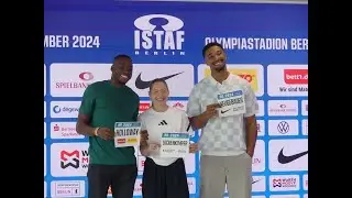 Gina Lückenkemper, Leo Neugebauer, Grant Holloway ISTAF 01 09 2024