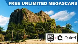 Free Unlimited Megascans with Unreal Engine