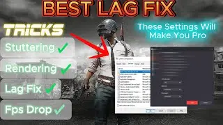 Best Gameloop Settings for PUBG Mobile || PUBG MOBILE 3.5 UPDATE LAG FIX 2024 || COMMANDO_141 lagfix