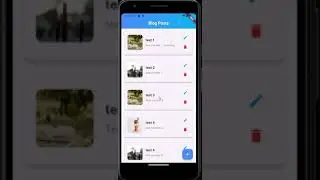 Blog app using Flutter & Hive | Robot Balok