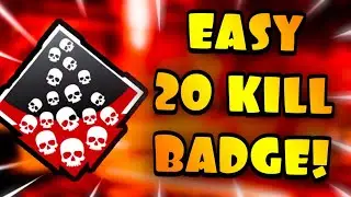 EASY 20 Kill Badge Guide! How To Get The 20 Kill Badge Apex Legends Season 4