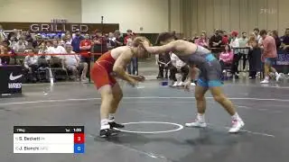 2024 Men’s Freestyle Senior World Team Trials: Sam Beckett vs Joey Bianchi: 79 KG Con Rnd of 8