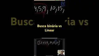 Por que a busca binária é tão mais rapida? #algoritmos #binarysearch #typescript