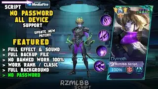 Script Skin Dyrroth Venom No Password | Full Effect & Voice | Update Patch Terbaru 2024