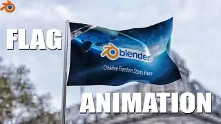Flag Animation | Blender Beginners tutorial