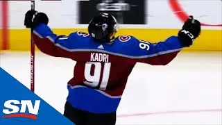 Nazem Kadri Scores His First Goal As A Member Of The Colorado Avalanche