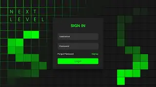 Next Level Animated Login Form using Html & CSS Only