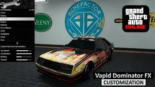 Vapid Dominator FX - Customization and Review / GTA Online: Bottom Dollar Bounties / Review [4K]