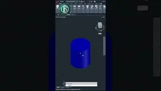 AutoCAD 3D, How to draw pipe fitting, union connector, 3D modeling, part 1, #shorts