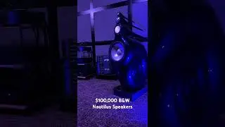 $100,000 Bowers & Wilkins Nautilus speakers.