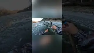 Рыбалка в ледяной воде😱-Горная рыбалка поздней осенью|рыбалка в России | 