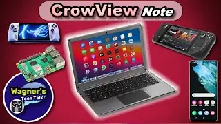 CrowView Note: One Device to Turn Everything into a Laptop - Pi 5 too!