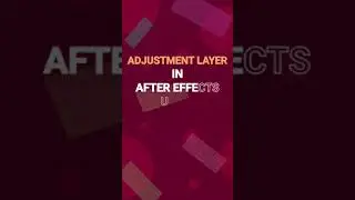 Adjustment layer in After Effects | 