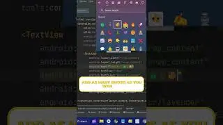 Shortcuts with Shorts - Adding Emojis with Text in Android Studio 