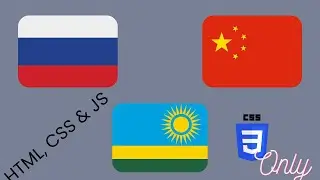 Creating a Slideshow of Russian, Rwandan, and Chinese Flags Using HTML, CSS, and JavaScript