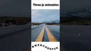 Landing page website animation  using threejs #frontenddeveloper #learning #tutorials #landingpage