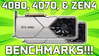 RTX 4090, 4080, 4070, & Zen 4 Benchmarks LEAK