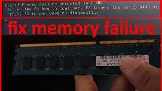 memory failure detected in DIMM | FIX