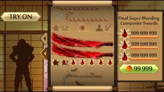 Shadow Fight 2 The Most Powerful Dual Super Bleeding Composite Swords