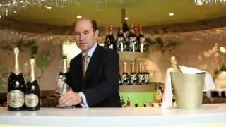 G.H.Mumm and Perrier-Jouet How to open a bottle of Champagne.