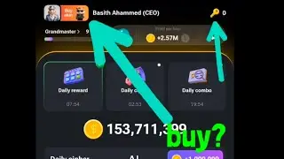 Hamster kombat new update, buy skin and key options, daily cipher and daily combo