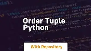 order tuple python