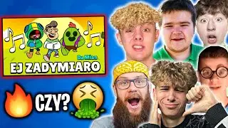 REAKCJA YOUTUBERÓW na MOJĄ PIOSENKĘ „EJ ZADYMIARO” (ADMIROS, FAIROUT, TORII, JURSON, SMILESLOW)