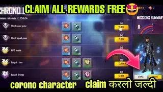 new character ronaldo kaise milega free ||freefire how to get corono character ability full detail